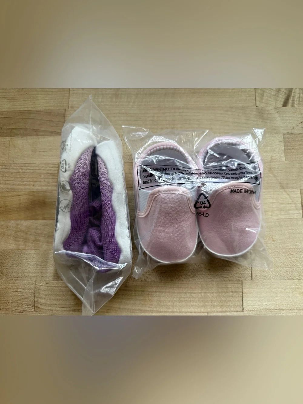 Baby Shoes - Purple & Pink - BRAND NEW!